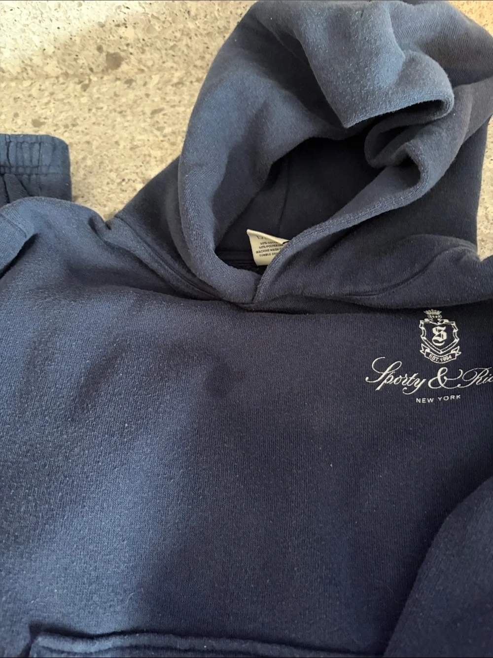 Sporty & Rich matching navy